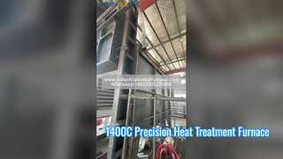 Control de temperatura de precisión hasta 1400 °C: horno de solera con bogie de calentamiento por resistencia