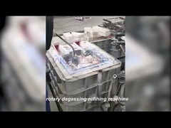Desgaseador de aluminio rotatorio, máquina de desgasificación líquida de aluminio rotatoria de la barra del grafito