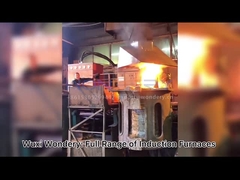 Grados máximo celsius del horno de aluminio de Shell Medium Frequency Induction Melting 1900