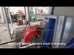 El cobre industrial del horno de la fusión del metal de 1400 grados desecha la inclinación del tipo horno de crisol