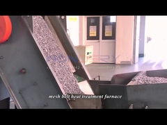 Fase 1000kg/H de Mesh Belt 3 de la ayuda de rodillo del horno del tratamiento térmico de la resistencia