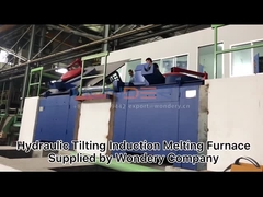 acero de acero de fusión de 5T 60Mins Shell Industrial Induction Furnace For que derrite 3000KW