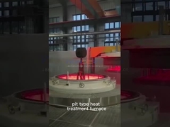 Oxidación 150KW 50HZ de la nitruración de Pit Type Heat Treatment Furnace