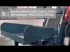 horno de cinta de malla de rodillos de apoyo para piezas de auto de fijación