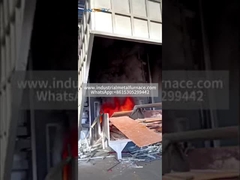 Fuegos de fundición de metal de aluminio a gas para la fabricación de lingotes