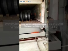 horno de tratamiento térmico de fondo de automóviles industriales a gas
