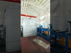 Máquina de fundición de barras de cobre hacia arriba horno de fusión por inducción