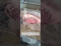 Horno de fusión de aluminio con vórtice de astillas de aluminio