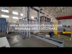 máximo 1250 grados de resistencia eléctrica del horno de tratamiento térmico de fondo del automóvil