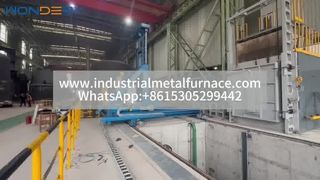 Horno de tratamiento térmico para carretilla elevadora | Tratamiento térmico eficiente para piezas metálicas y piezas fundidas con fo directo