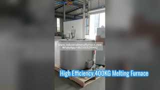 Horno de fusión de crisol ovalado de resistencia eléctrica de 400 kg para plantas de fundición a presión | MARAVILLA WUXI