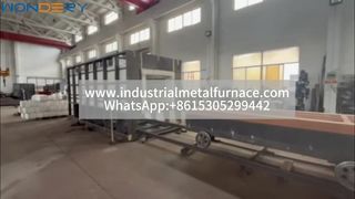 Horno eléctrico con carro personalizable | Tratamiento térmico de precisión para piezas industriales a gran escala