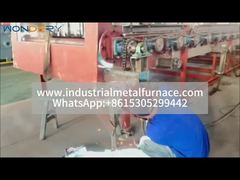 Horno de gas con correa de malla | Enfriamiento, revenido y recocido continuo automatizado para piezas metálicas por lotes