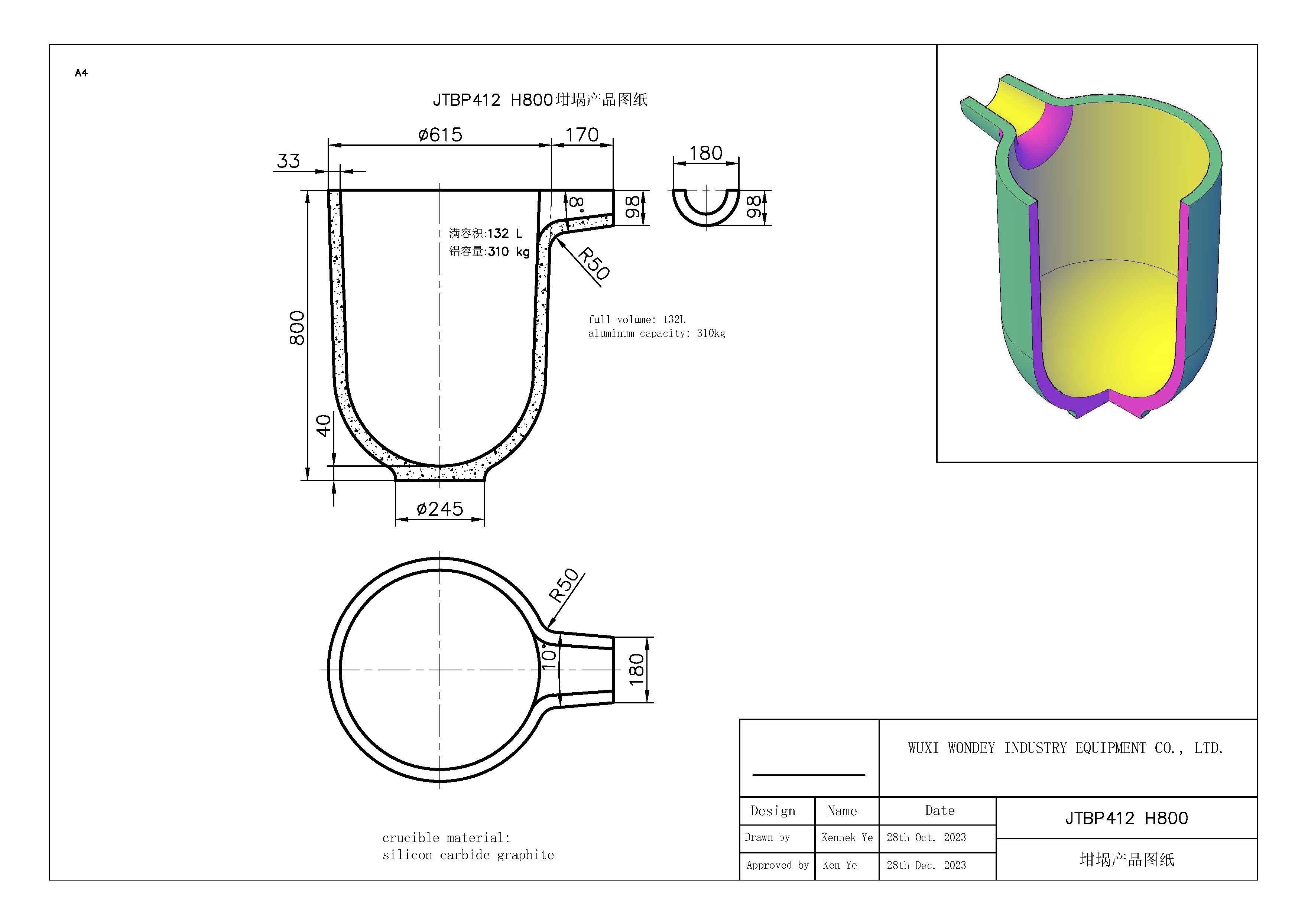 Últimos blogs de la empresa sobre Maximice el rendimiento y la eficiencia con el crisol de grafito de 300 kg para la fusión de aluminio