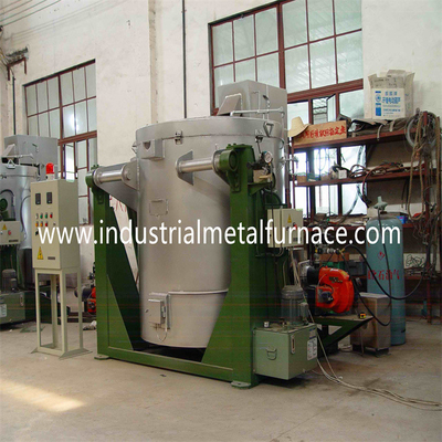 comprar Inclinación del horno fusorio de aluminio industrial de fusión de fuel 400kg/H para los pedazos de metal online manufacture