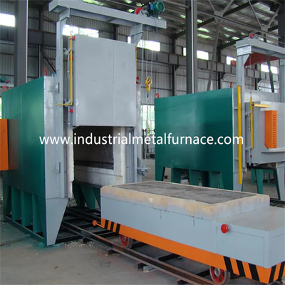 comprar Parte inferior de gas 2500×1000×800m m del coche del horno de hogar del carretón del tratamiento térmico online manufacture
