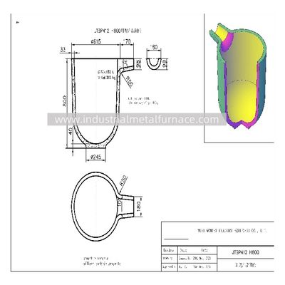 comprar Crisol de grafito de alto rendimiento de 300 kg para fundición de metales online manufacture