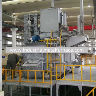 comprar 1000kg/h Natural Gas Aluminum Melting Furnace with 720℃ Temperature online manufacture