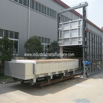 comprar 8000x4000x2000 mm Resistencia eléctrica Horno de tratamiento térmico Bogie Hearth con 750 °C y capacidad de carga de 30 toneladas para templado y recocido online manufacture