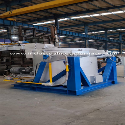 comprar Horno de fusión basculante de aluminio alimentado con aceite WDL-BCQ-1200 – Capacidad de 1,2 toneladas Fabricación en línea