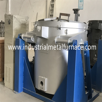 comprar Horno fusorio de gas 1000KG fusión de cobre inclinable cent3igrada del pedazo de 1400 grados online manufacture