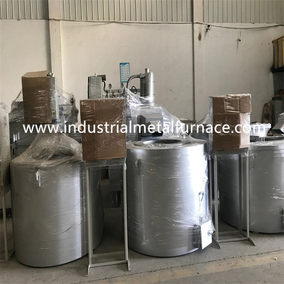 comprar 500kg/H 1000KG que inclina la inducción de fusión de aluminio del horno industrial de la fusión del metal online manufacture