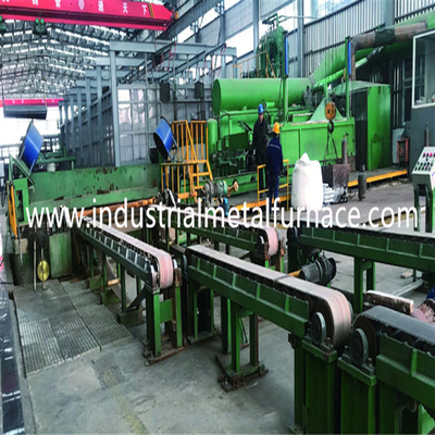 El acero de la galvanización de la barandilla de la refrigeración por agua emite la cadena de producción de la galvanización de la inmersión caliente