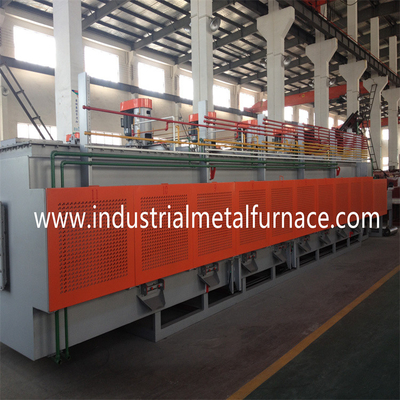 50Hz rodillo de ayuda de Mesh Belt Furnace Electrical Resistance del tratamiento térmico de 3 fases
