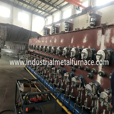 Gas Mesh Belt Furnace Carburizing Tempering continuo del rodillo de ayuda para las sujeciones