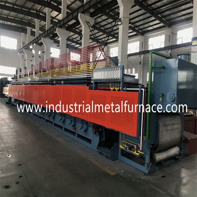 350kg/Hour resistencia eléctrica Mesh Belt Furnace Heat Treatment para los tornillos penetrantes