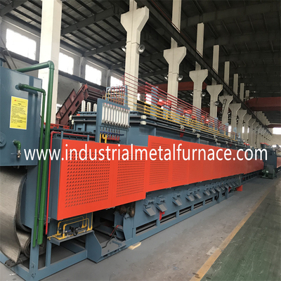 Horno de endurecimiento del transportador de las sujeciones eléctricas de Mesh Belt Furnace For y de temple continuo
