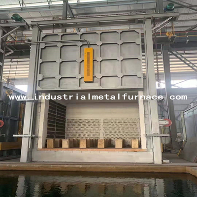 Tipo horno inferior del coche, horno de la carretilla de la calefacción del recocido de la resistencia eléctrica del ODM del tratamiento térmico