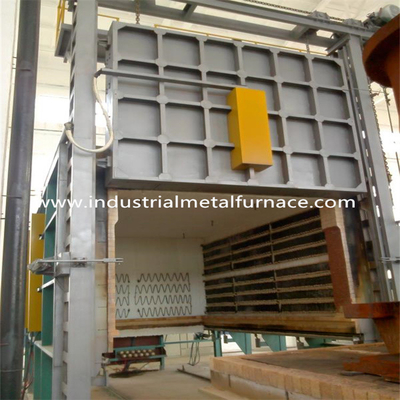 1200 °C Tubo de acero inoxidable Anulación Tratamiento térmico Horno Bogie Hogar Tipo de fondo de coche