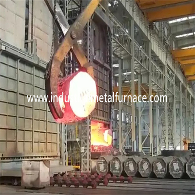 Tratamiento térmico inferior 6000×2500×1500m m del horno del coche de gas 4 zonas 1000℃