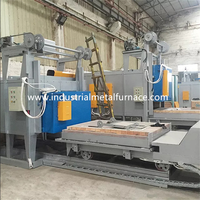 Horno inferior modificado para requisitos particulares 1200 grados del tratamiento térmico del horno del carretón del coche eléctrico del hogar para Clay Pot Molding