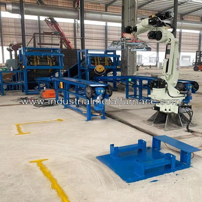 apiladora del lingote de aluminio automático 6.5kg con el robot 1200m m de Siemens