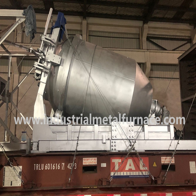 Horno de fusión de aluminio inclinado con baja pérdida de fusión