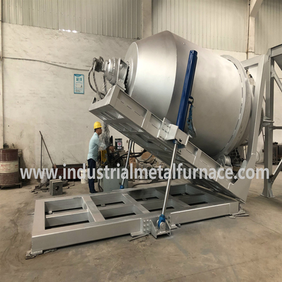 Horno de fusión de aluminio inclinado con baja pérdida de fusión