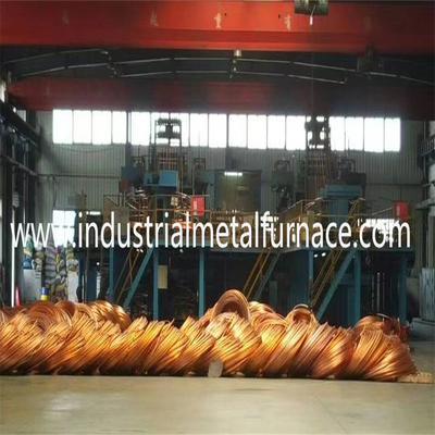 Horno de fundición de inclinación eléctrica 400KW Equipo de fusión por inducción refrigerado por aire para cobre