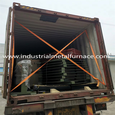 Horno de inducción de inclinación de 400 kW para el proceso de fusión de latón y cobre rojo