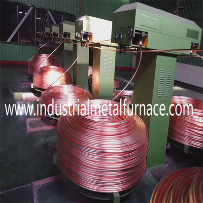 Horno de inducción industrial de 8 mm de barra de cobre de fundición hacia arriba