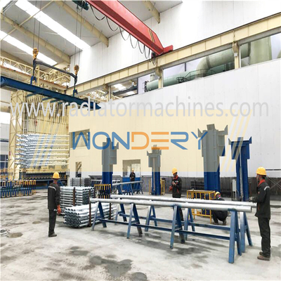Manual 1 tonelada / día horno de galvanizado por sumersión en caliente Sistema inteligente de control de temperatura para fijaciones tornillos nueces clavos