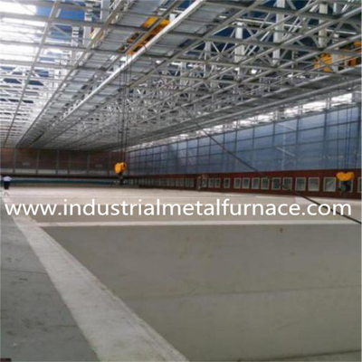 Estructura de acero en forma de U Horno de galvanización por sumersión en caliente con diseño de caldera personalizado y espesor de caldera de zinc de 50 mm / 60 mm