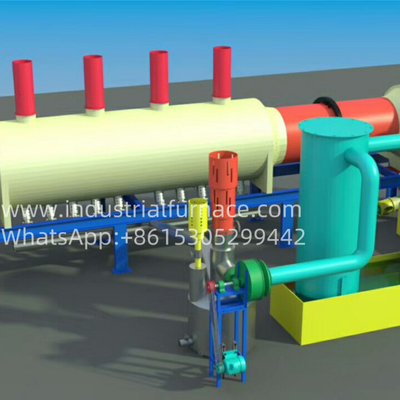 Fuego industrial de fusión de metales de alto rendimiento para la carbonización y eliminación de pintura de la lata de aluminio
