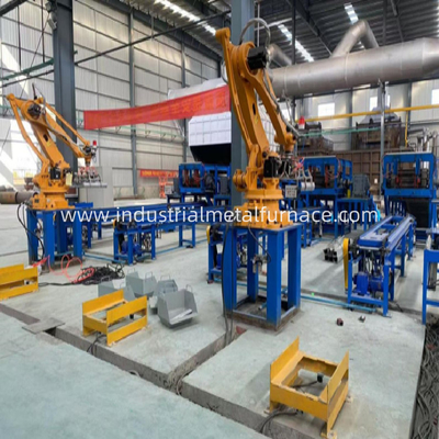 Máquina de fundición de lingotes de aluminio con 6 ejes automática de 5,5 kg