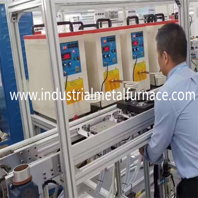 10KG que inclina el tipo inducción de acero Heater Melting Metal 35KW del horno fusorio