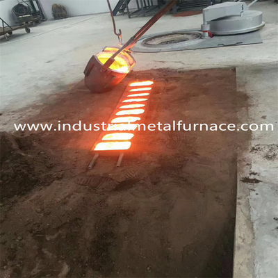 Acería de acero del horno fusorio de la inducción industrial de 15KW 3KG de frecuencia media