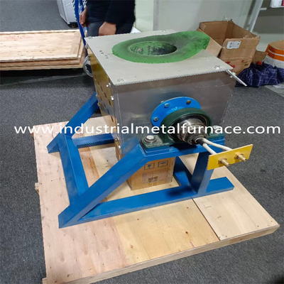 Máquina de fusión del horno fusorio de 25KW 5KG del pedazo de frecuencia media de acero industrial del hierro