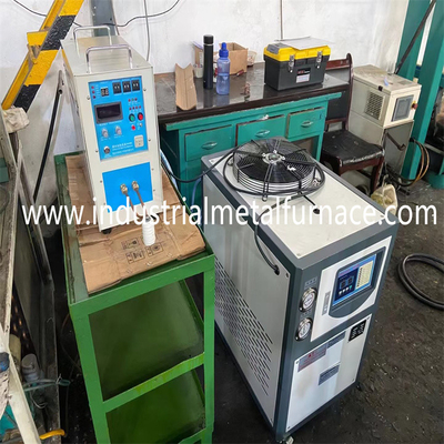 tipo de frecuencia media de fusión del horno de inducción del pedazo del acero de 20Khz 40KG