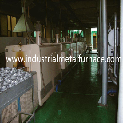 300kg/H al horno fusorio de 800kg/H Mesh Belt Conveyor Aluminum Alloy 600 grados